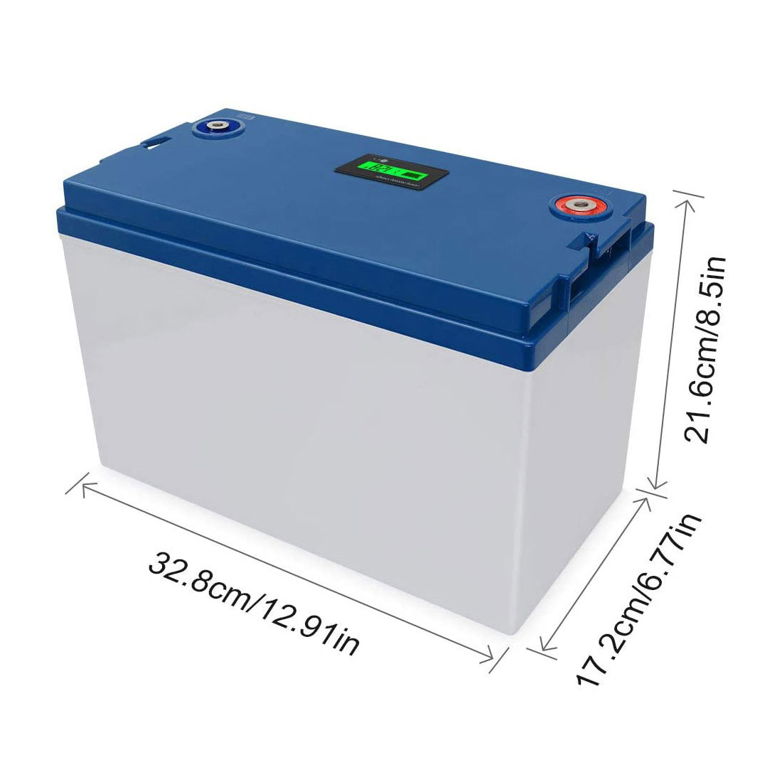 YABO 12V 100Ah LiFePO4 Batterij met Lage Temperatuur Prestaties voor Thuis Opslag